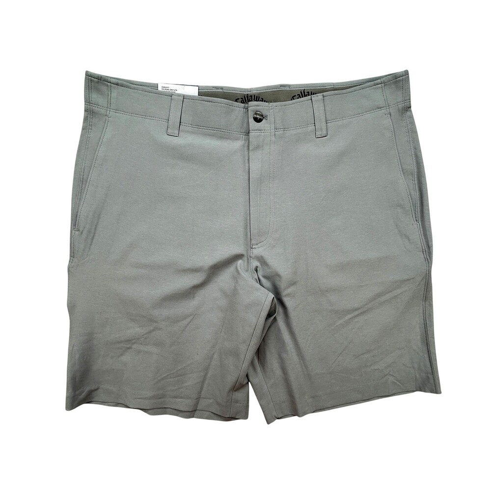Callaway Performance Golf Shorts Mens 38 Opti-Dri Gray Lightweight Media Pocket